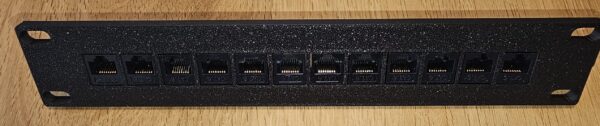 12 Port 10″ 1U Patch Panel - Image 2